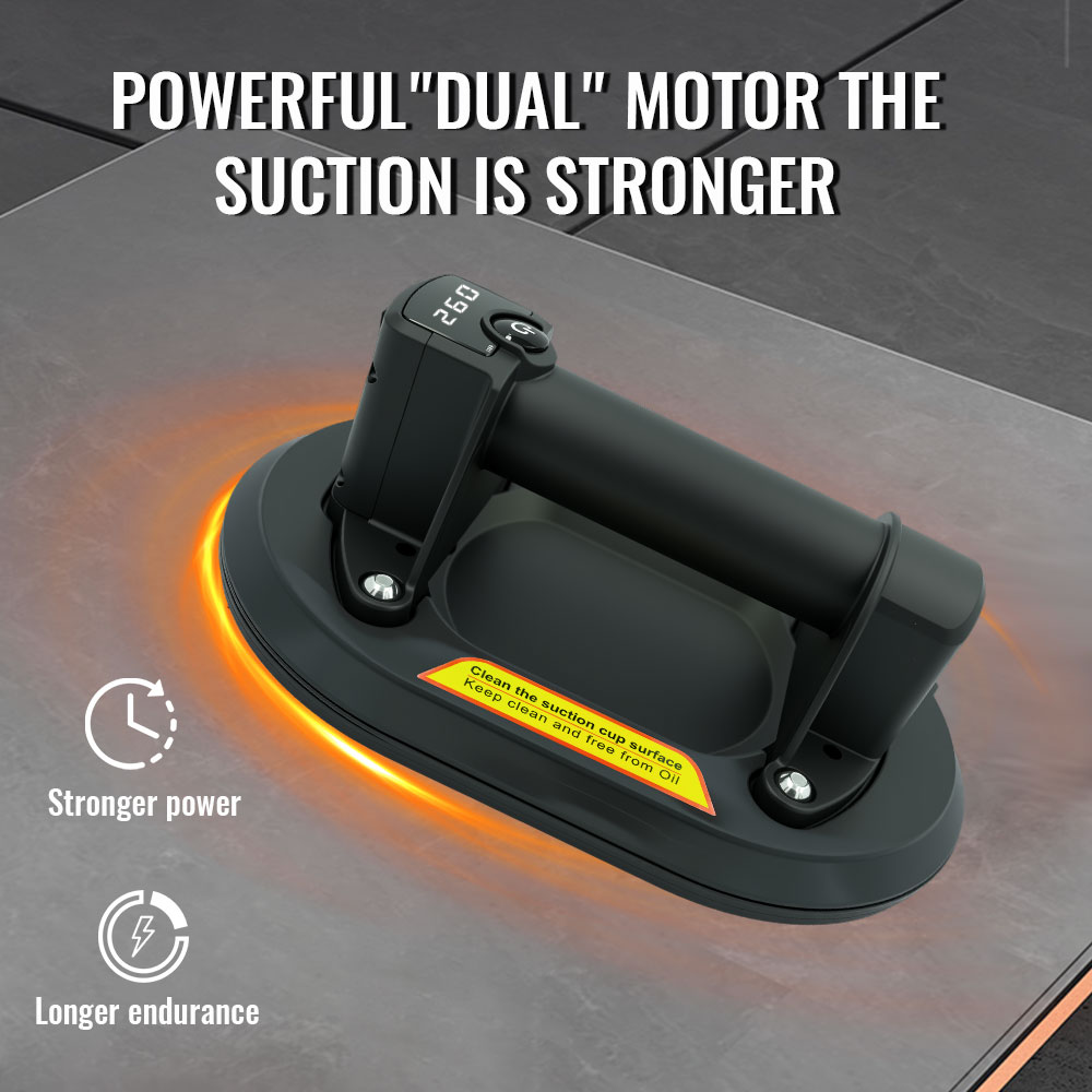 Ceramic Tile Floor - 260KG Load Large Electric Vacuum Suction