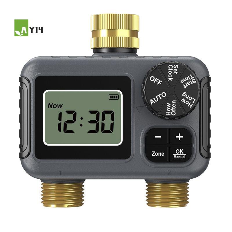 Timer Dual Outlet - AY14 -Dual Outlets Automatic Irrigation Timer