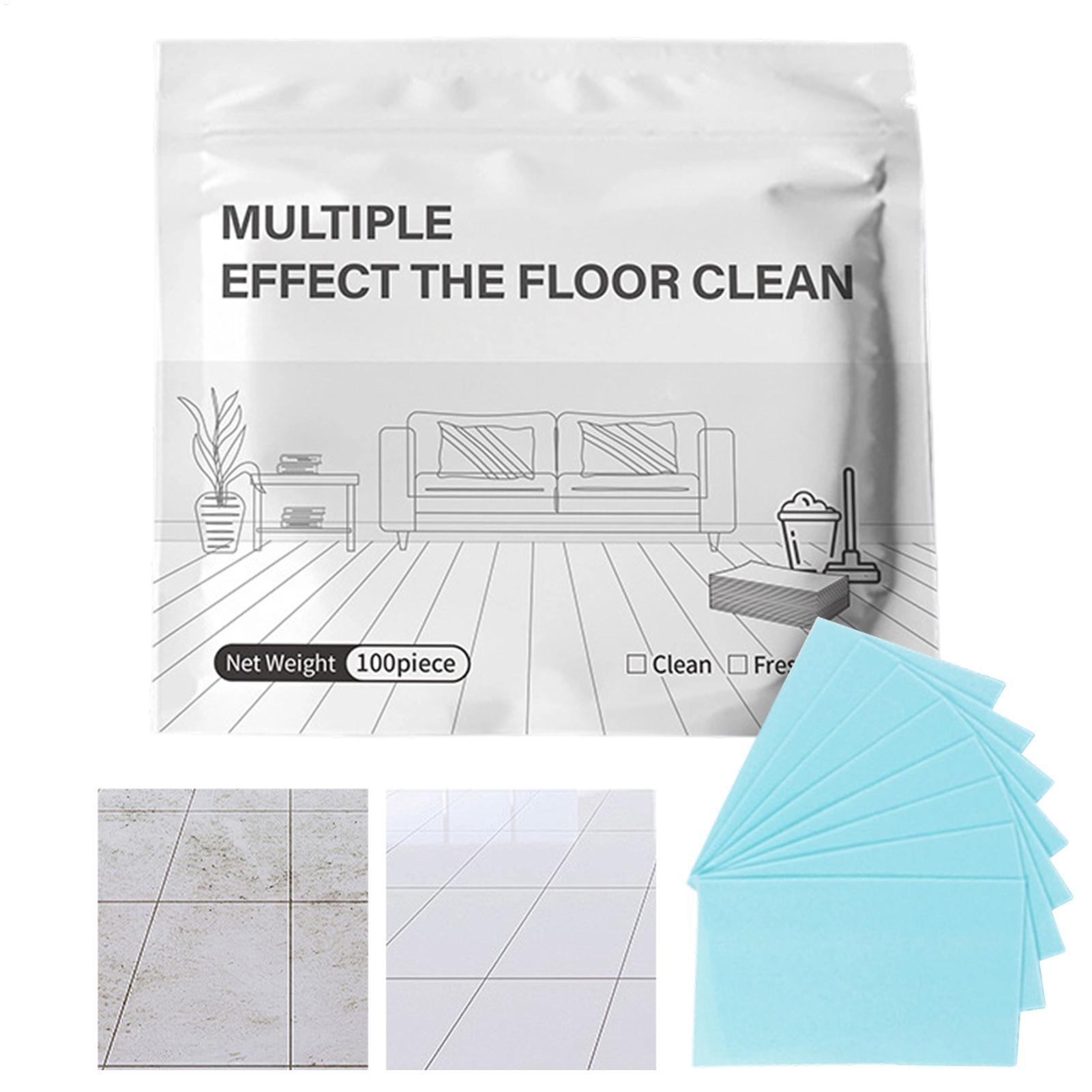 Ceramic Tile Floor - 100Pcs/Box Floor Cleaner Concentrate Sheets Multi-Action