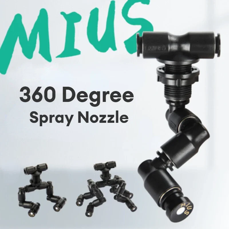 Misting Nozzle Reptile - Reptiles 360 Degree Rotating Fogger Mist