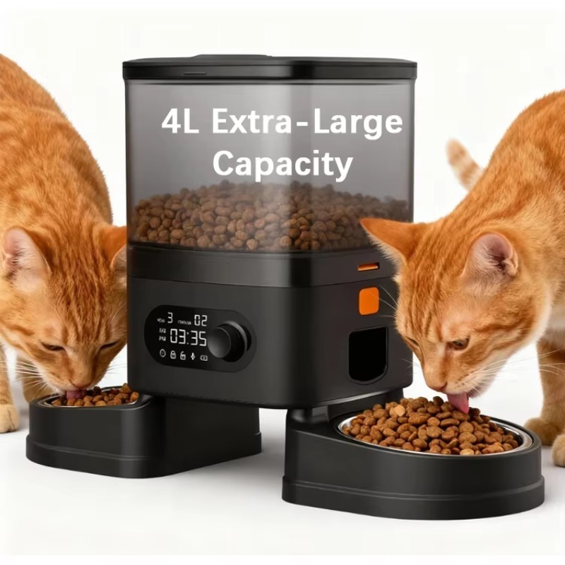Timer Dual Outlet - Automatic Pet Feeder Smart Cat Dog