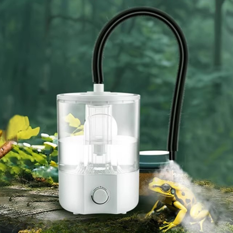 Terrarium Fogger Ultrasonic - Reptile Humidifier Adjustable Silent Large Capacity