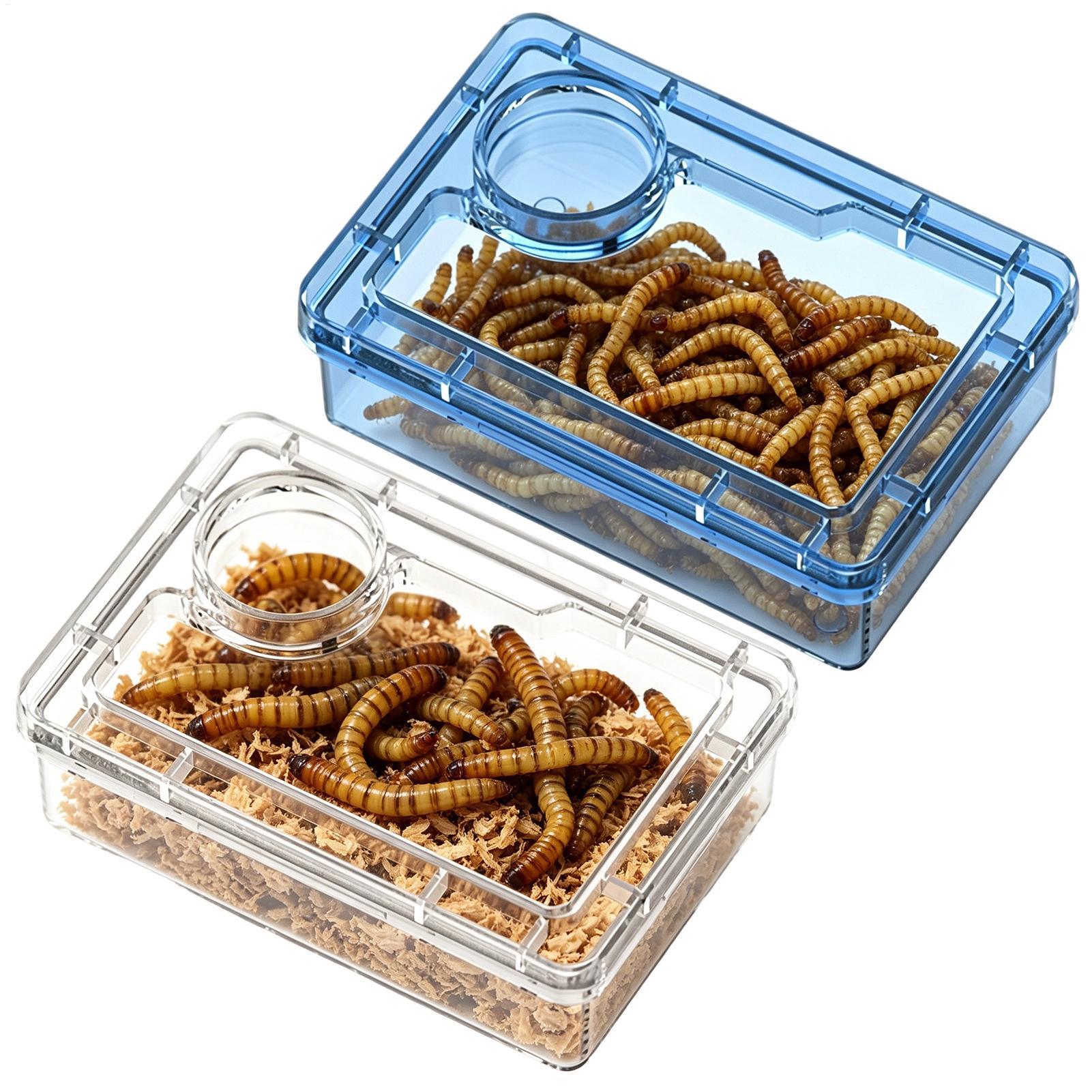 Calcium Powder Reptile - Reptile Escape Proof Feeding Dish with