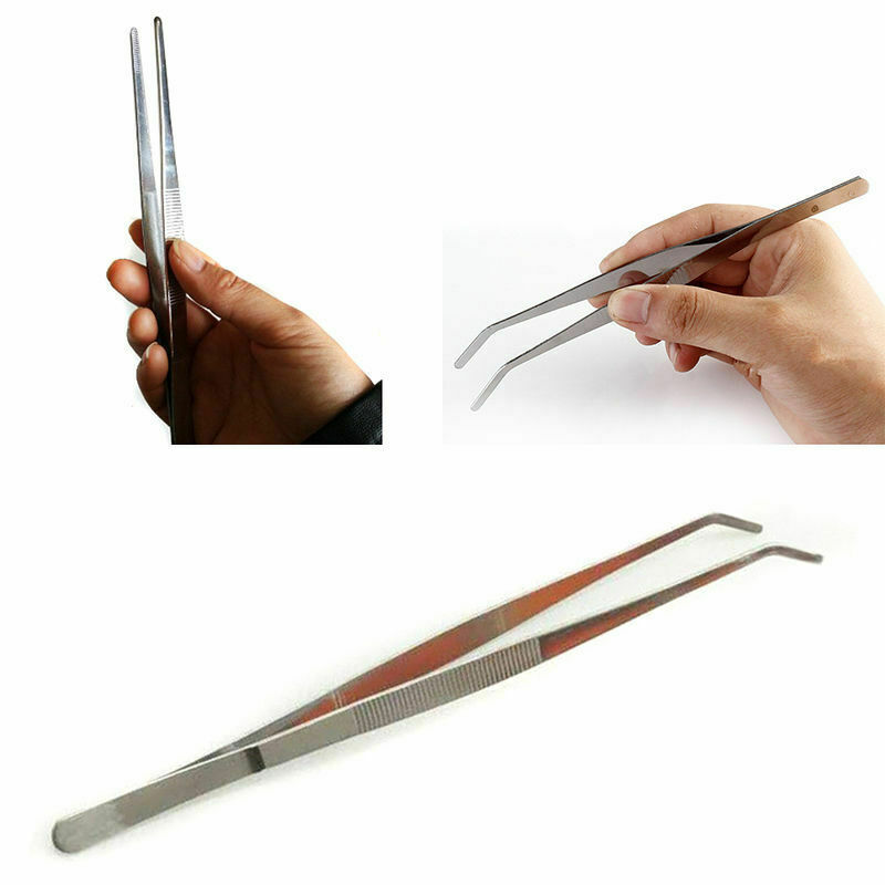 Feeding Tong Stainless - Stainless Steel Reptile Feeding Long Tongs