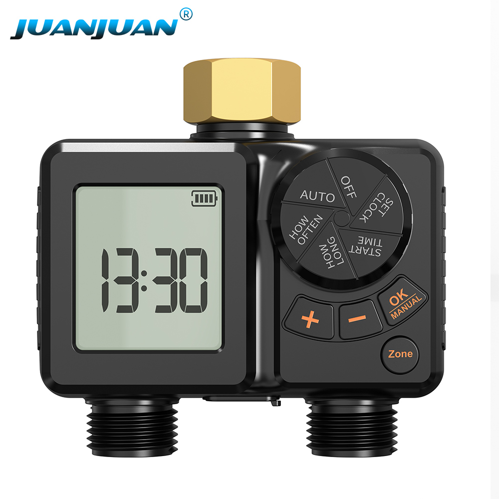 Timer Dual Outlet - Dual Outlets Automatic Smart Irrigation Watering
