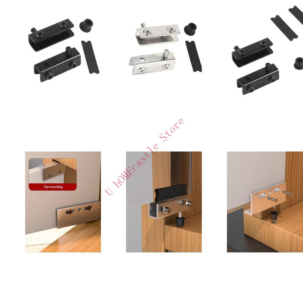 Glass Door Hinge - 63HF Concealed Hinges set Cabinet Door