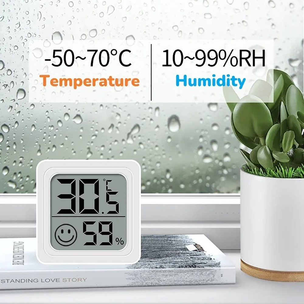 Portable LCD Digital Thermomet - Digital Hygrometer Probe 评论和价格