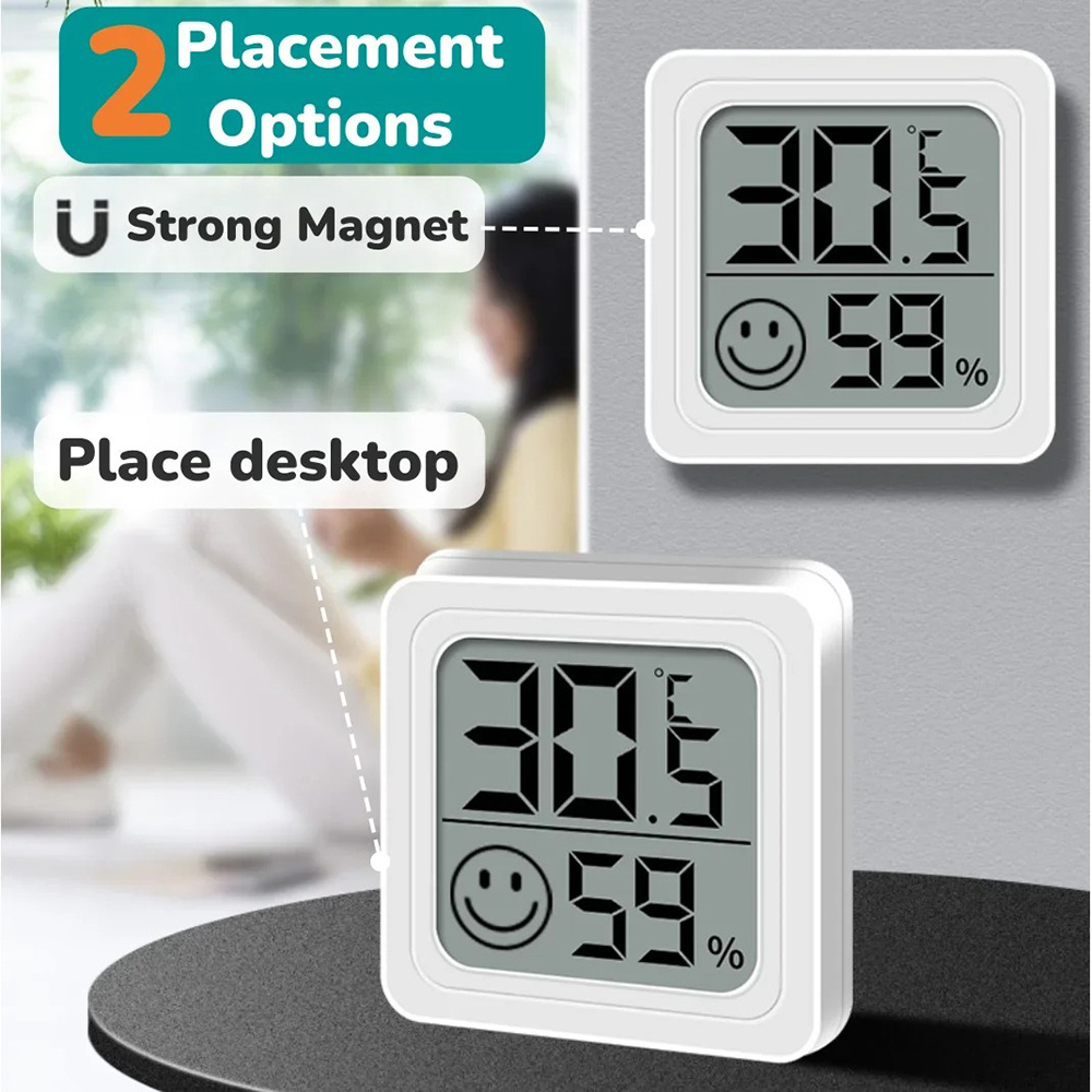 Portable LCD Digital Thermomet - Digital Hygrometer Probe 评论和价格