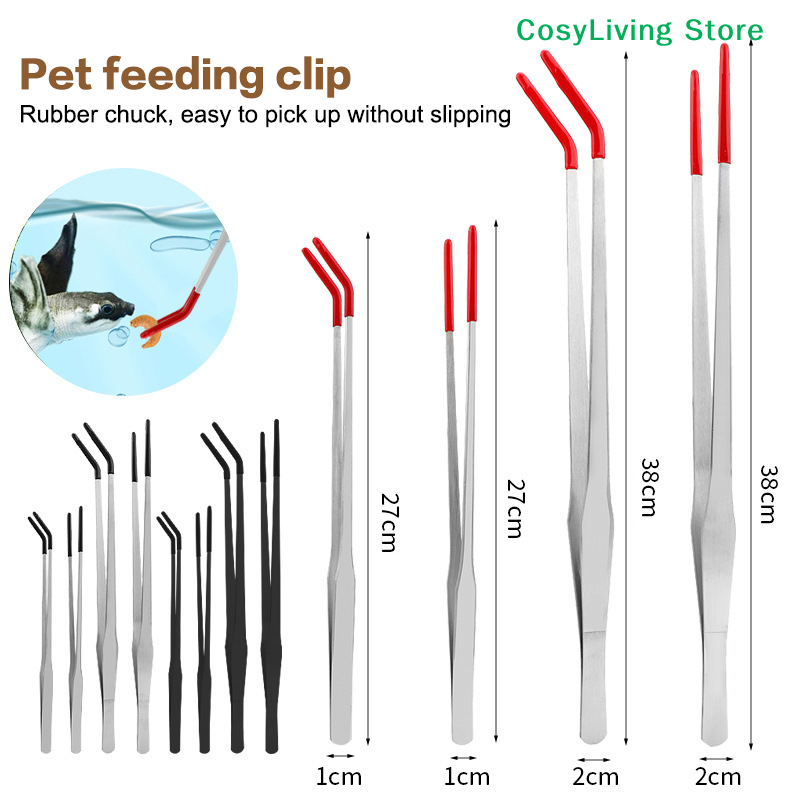 Reptile Feeding Tongs With Rub - Feeding Tong Stainless 评论和价格
