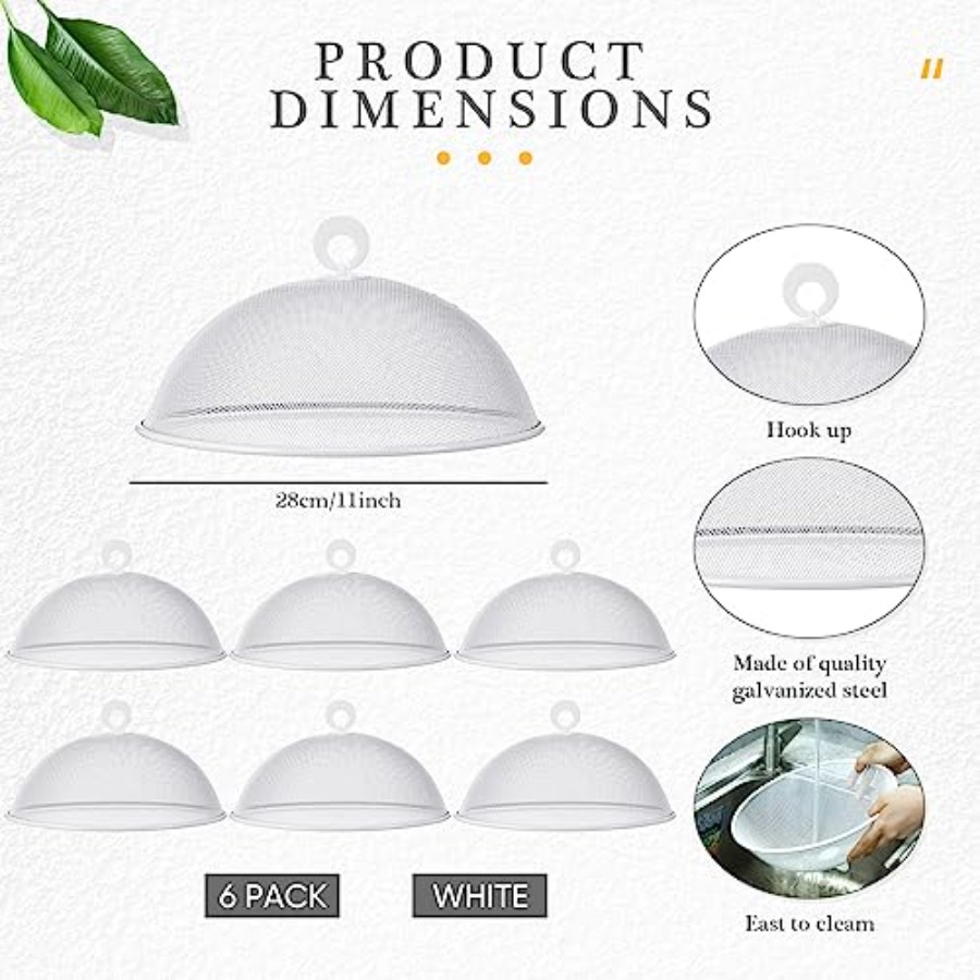 Gerrii 6 Pcs Metal Mesh Food C - Screen Top Mesh 评论和价格