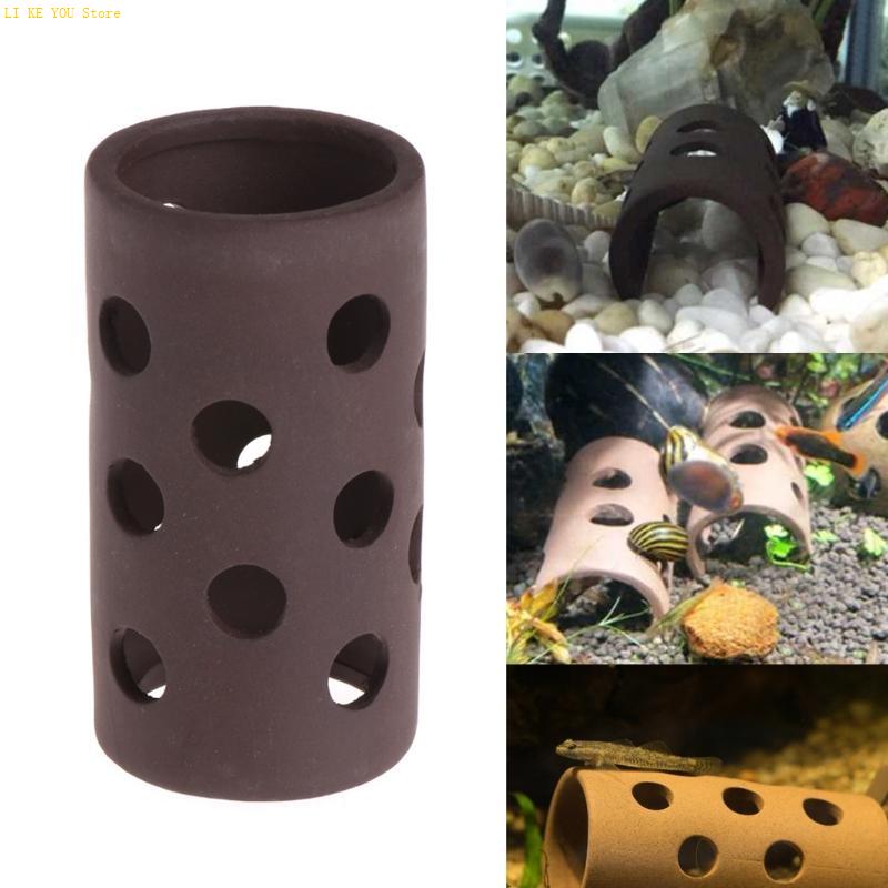 W3JE Aquarium Decorations Fish - Hide Cave Ceramic 评论和价格