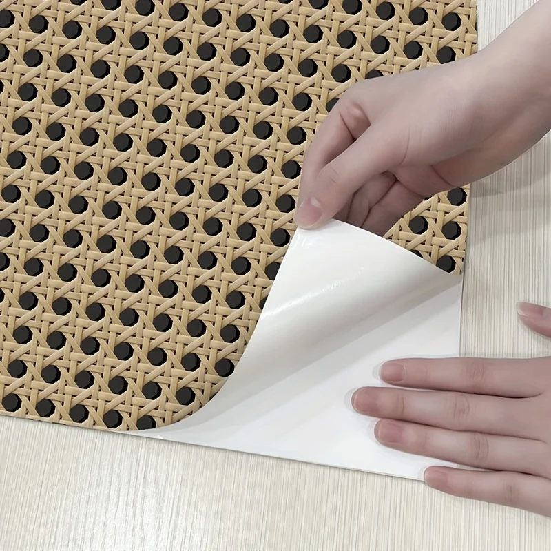 45cm Retro Rattan Pattern Self - Pvc Panel Background 评论和价格