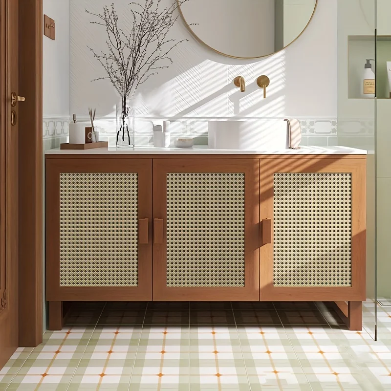 45cm Retro Rattan Pattern Self - Pvc Panel Background 评论和价格