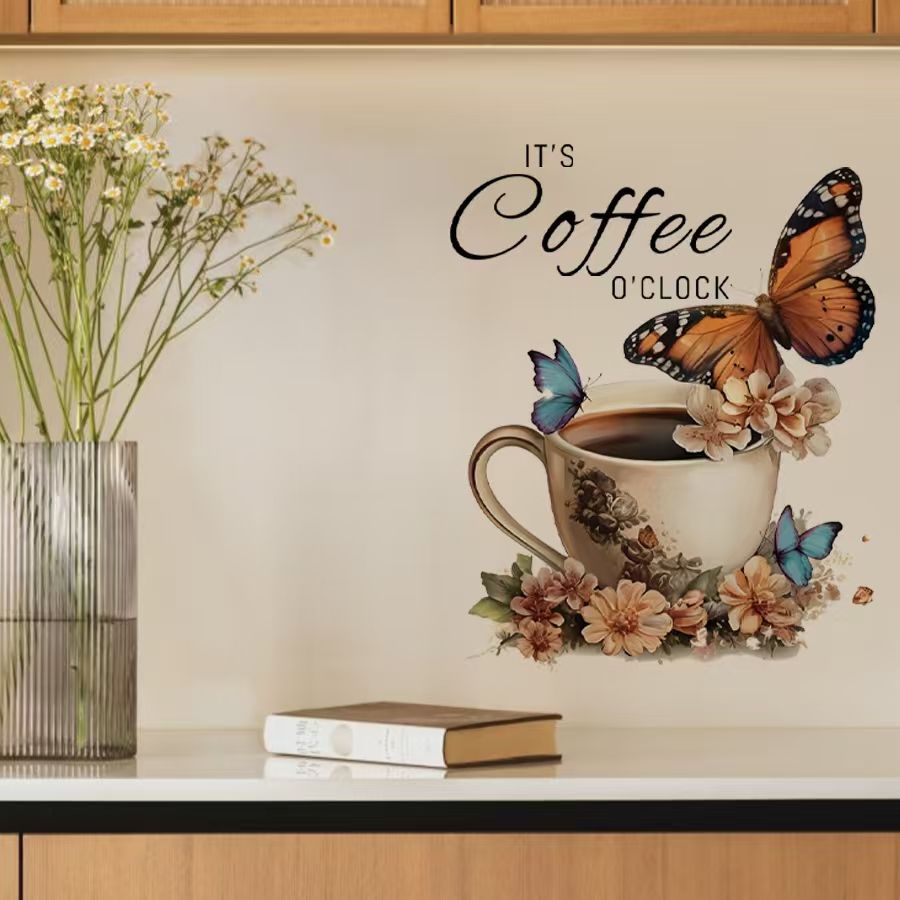IT's Coffee O'Clock Creative P - Pvc Panel Background 评论和价格