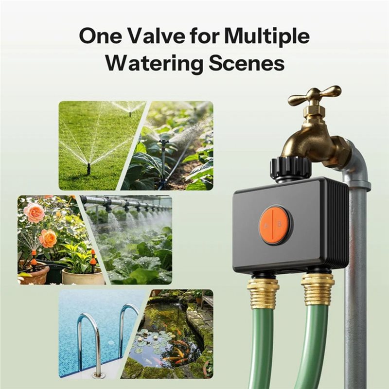 ABRU-Zigbee 3.0 Smart Water Va - Timer Dual Outlet 评论和价格