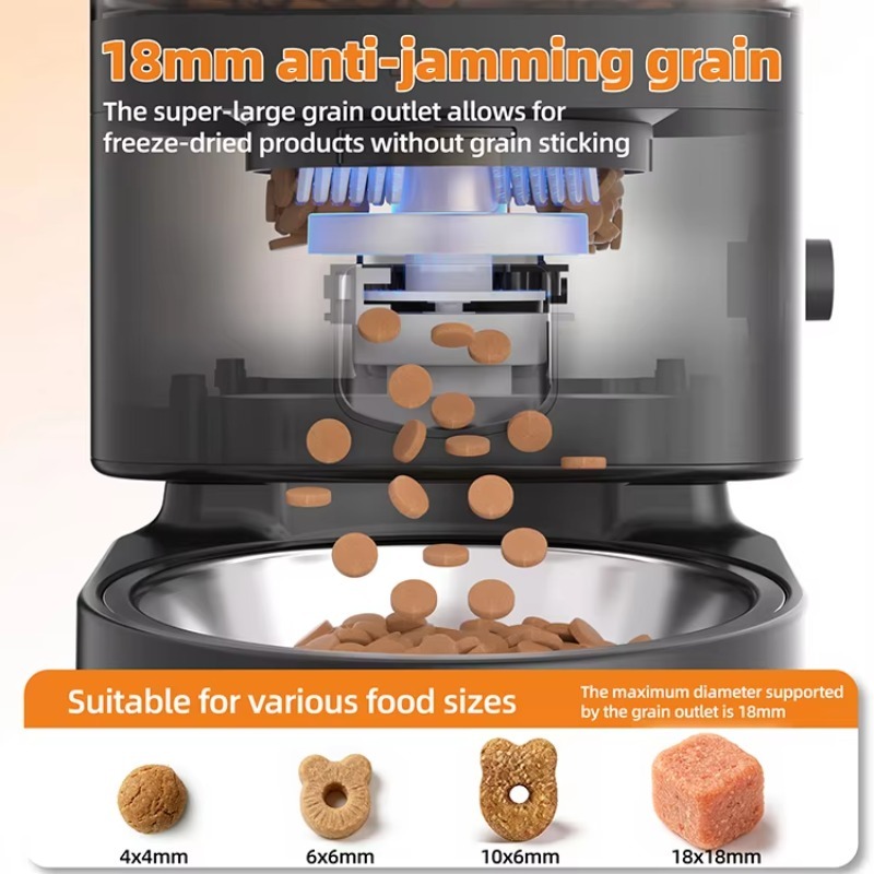 Automatic Pet Feeder Smart Cat - Timer Dual Outlet 评论和价格