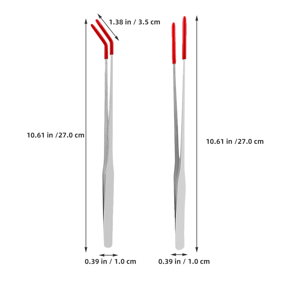 2Pcs Stainless Steel Reptile F - Feeding Tong Stainless 评论和价格