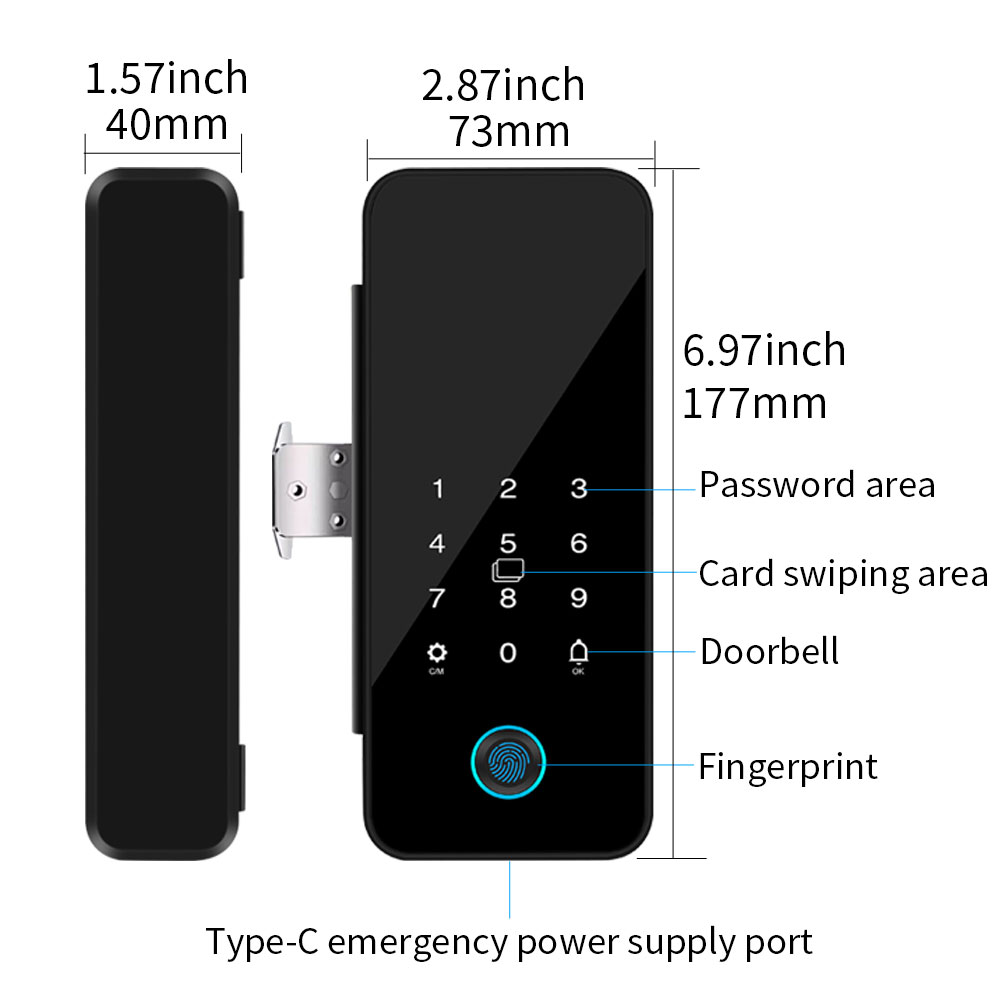 Tuya Smart Life Bluetooth Glas - Glass Door Hinge 评论和价格