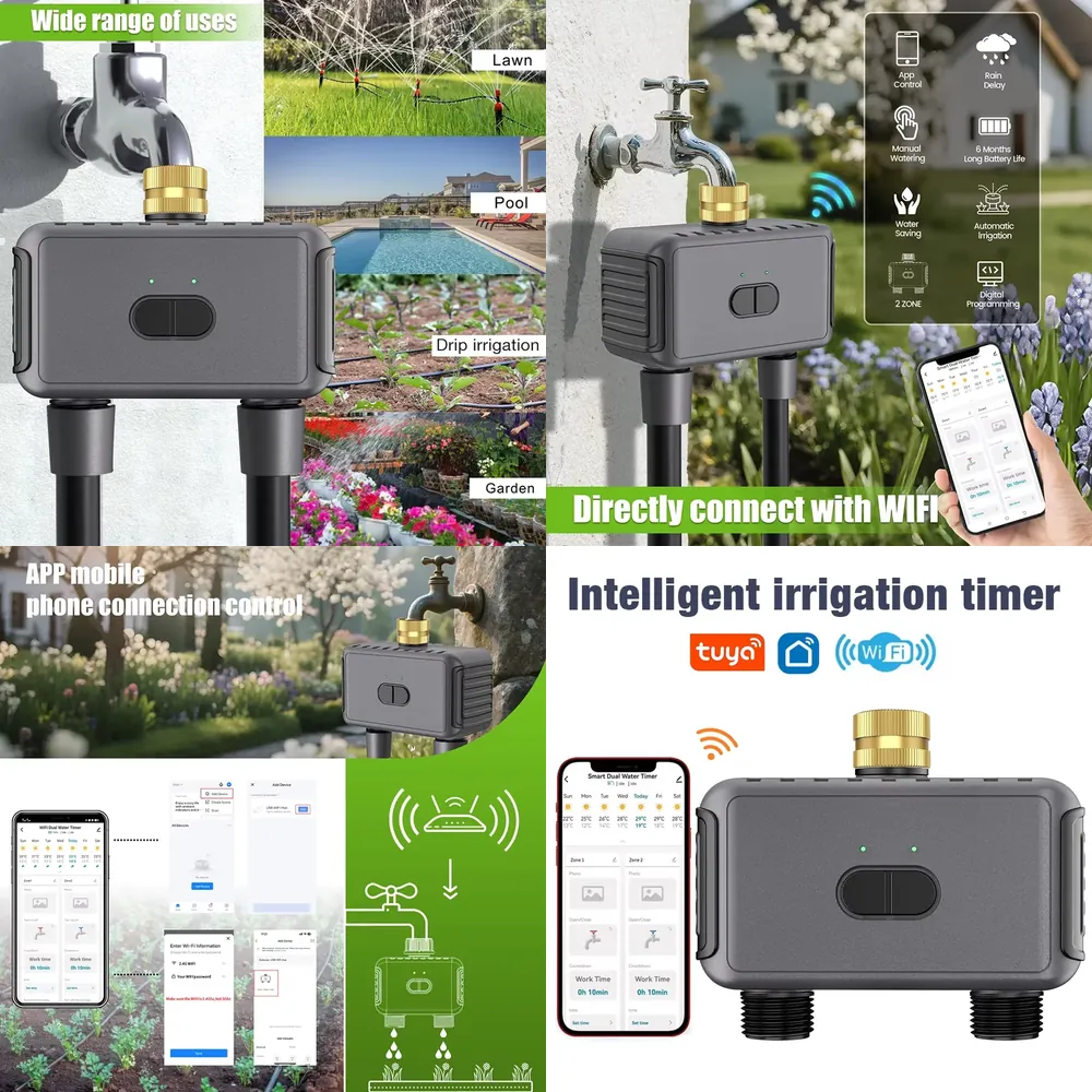 WAP01 WiFi APP Control Dual Ho - Timer Dual Outlet 评论和价格