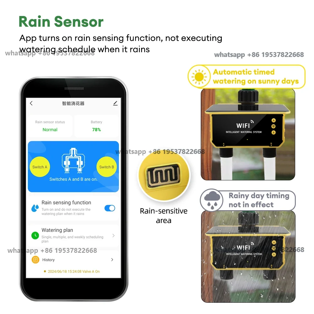WiFi Solar Timer Dual Water Va - Timer Dual Outlet 评论和价格