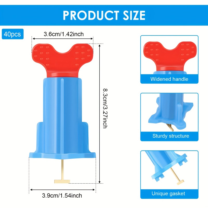 40Pcs New Design Tile Leveling - Ceramic Tile Floor 评论和价格