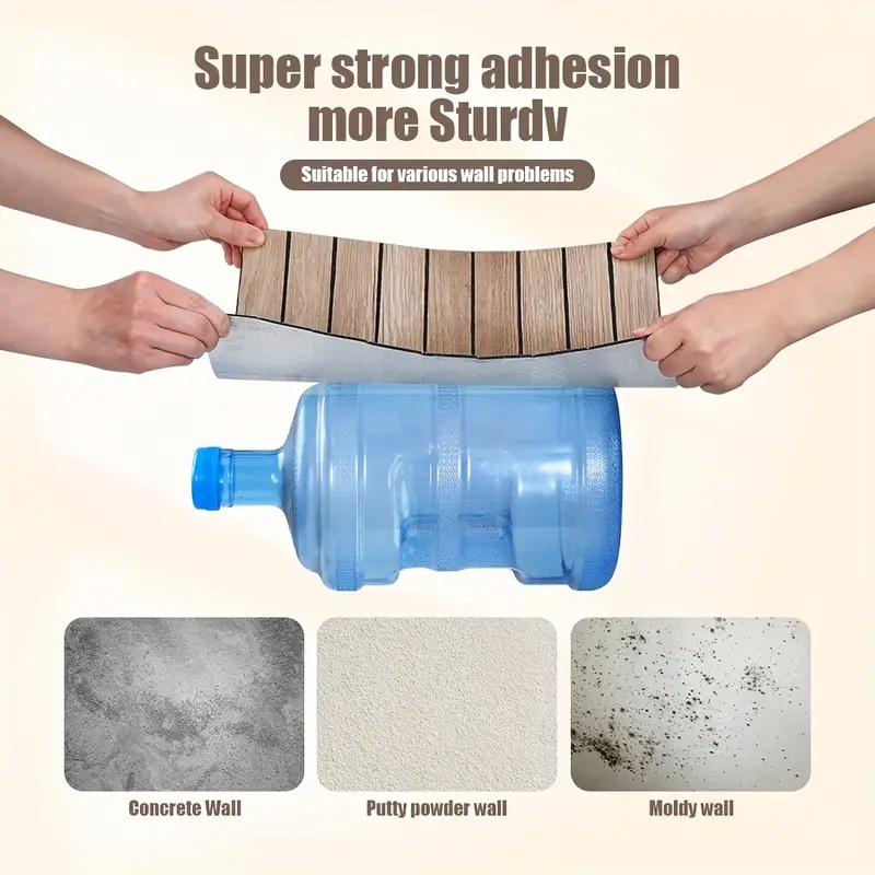 Self Adhesive Waterproof 3D Wa - Pvc Panel Background 评论和价格