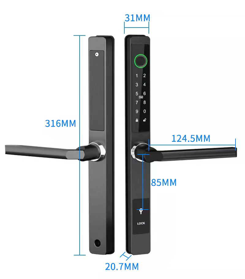 ZHDCOOKEY Biometric Digital Do - Glass Door Hinge 评论和价格
