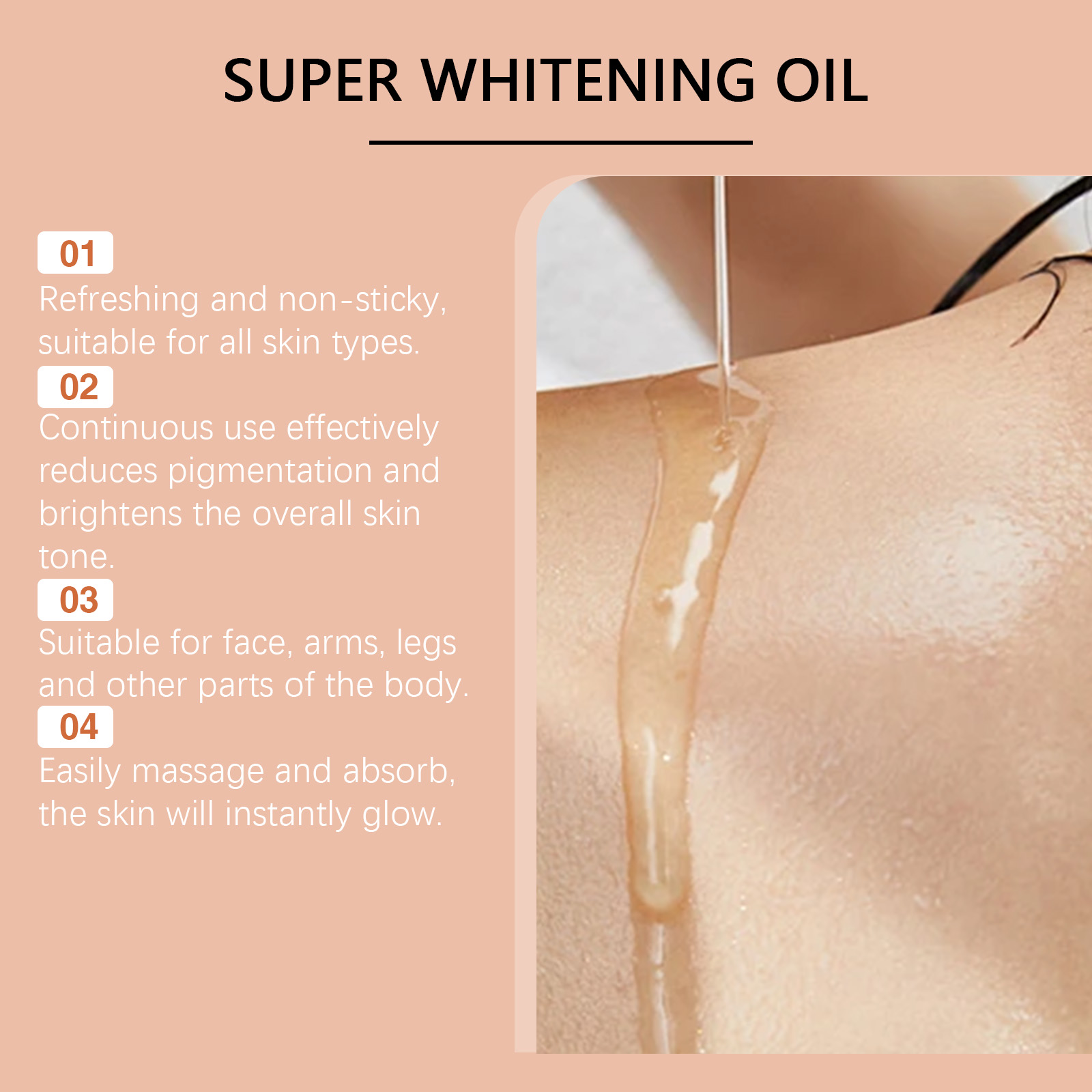 Body Whitening Oil 100ml Natur - Substrate Coconut Fiber 评论和价格