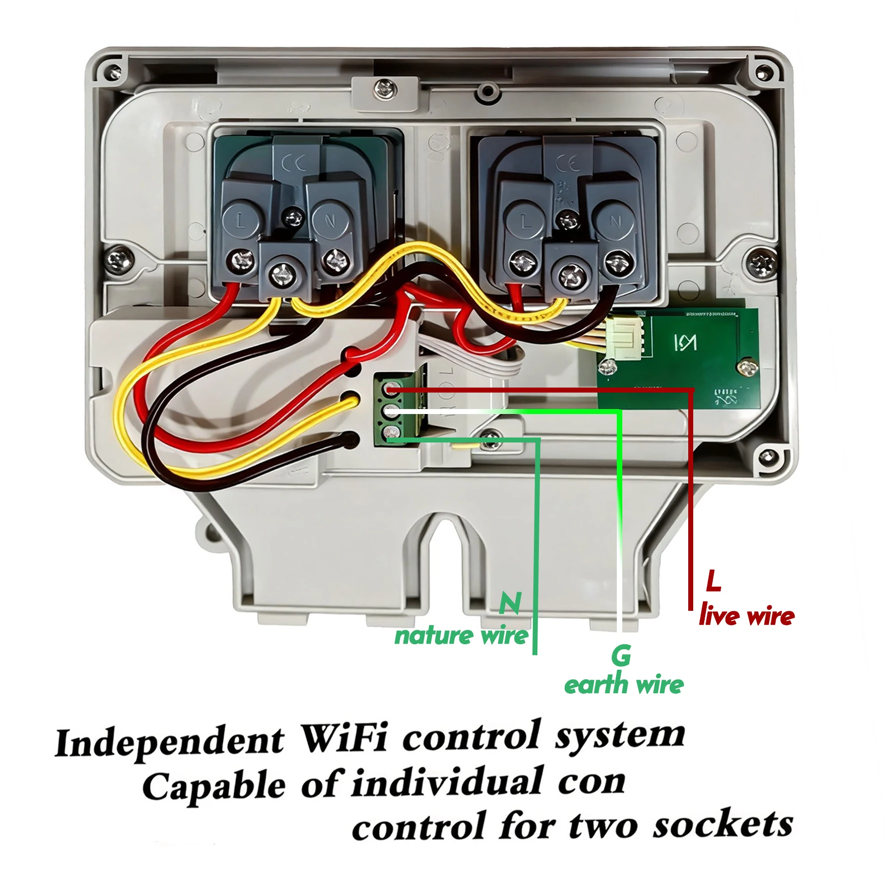 Tuya Waterproof Electrical Wal - Timer Dual Outlet 评论和价格