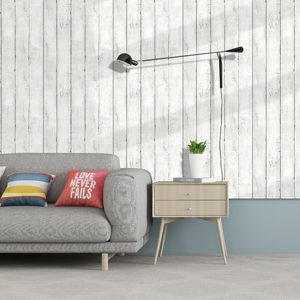 Retro Style White Wood Grain M - Pvc Panel Background 评论和价格