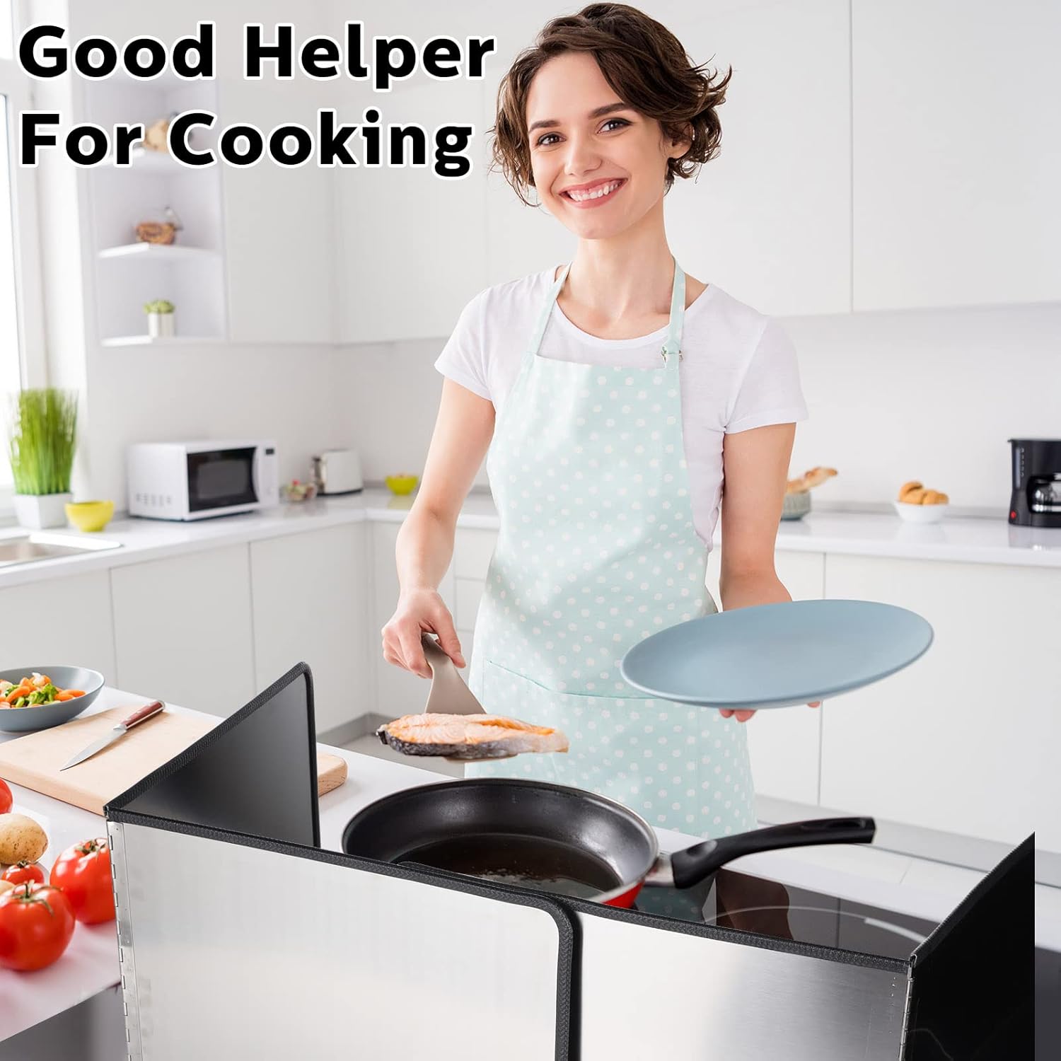 Splatter Guard for Frying Stov - Screen Top Mesh 评论和价格