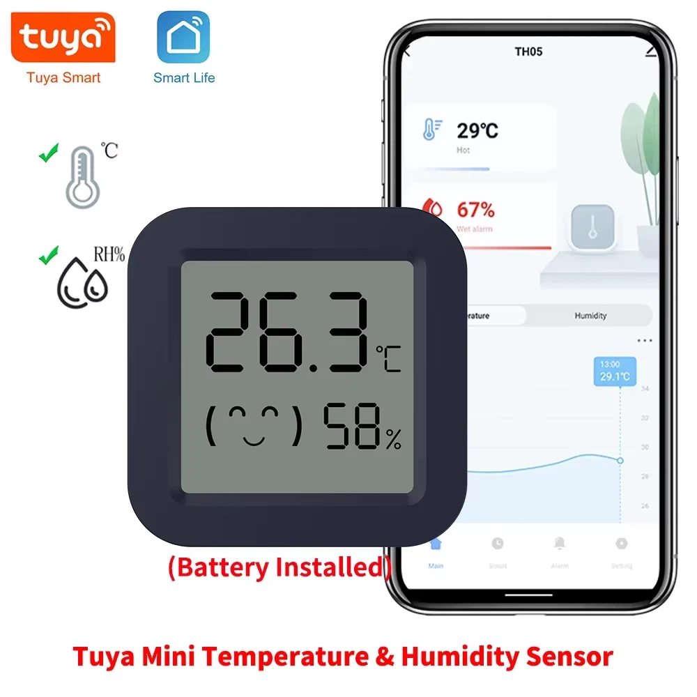 BT Temperature Humidity Sensor - Digital Hygrometer Probe 评论和价格