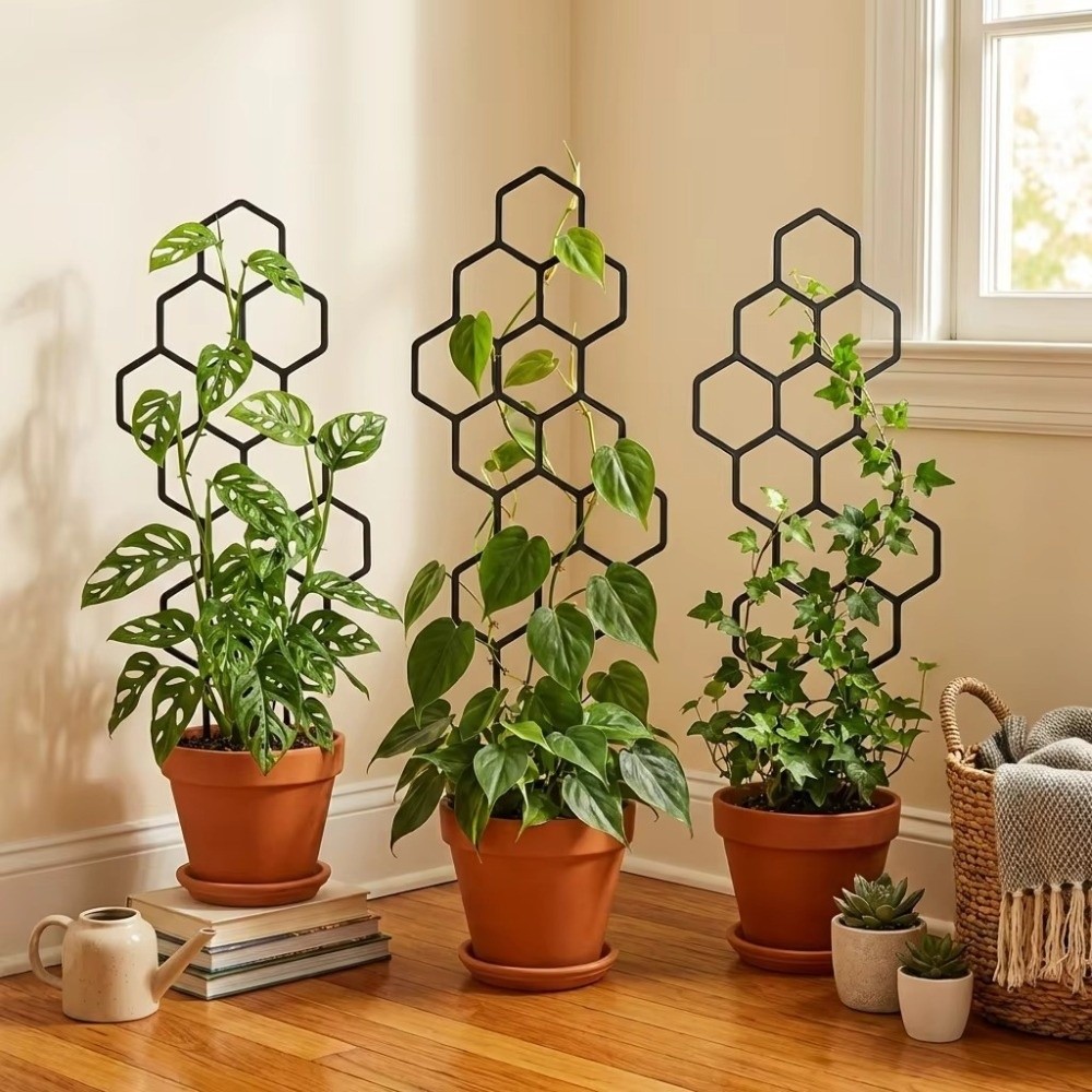 Honeycomb Design Plant Trellis - Vine Climbing Plastic 评论和价格