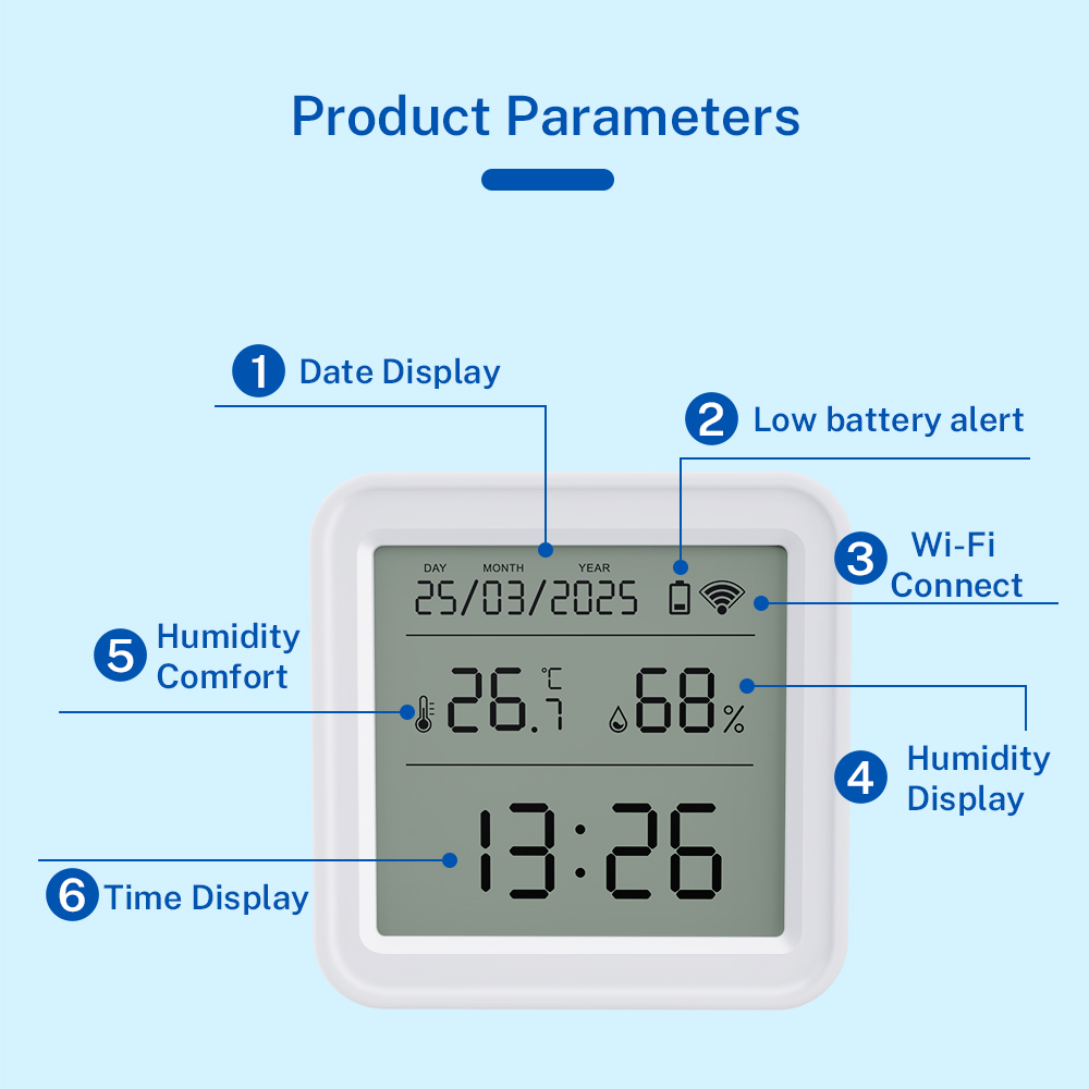 Tuya WIFI Temperature Humidity - Digital Hygrometer Probe 评论和价格
