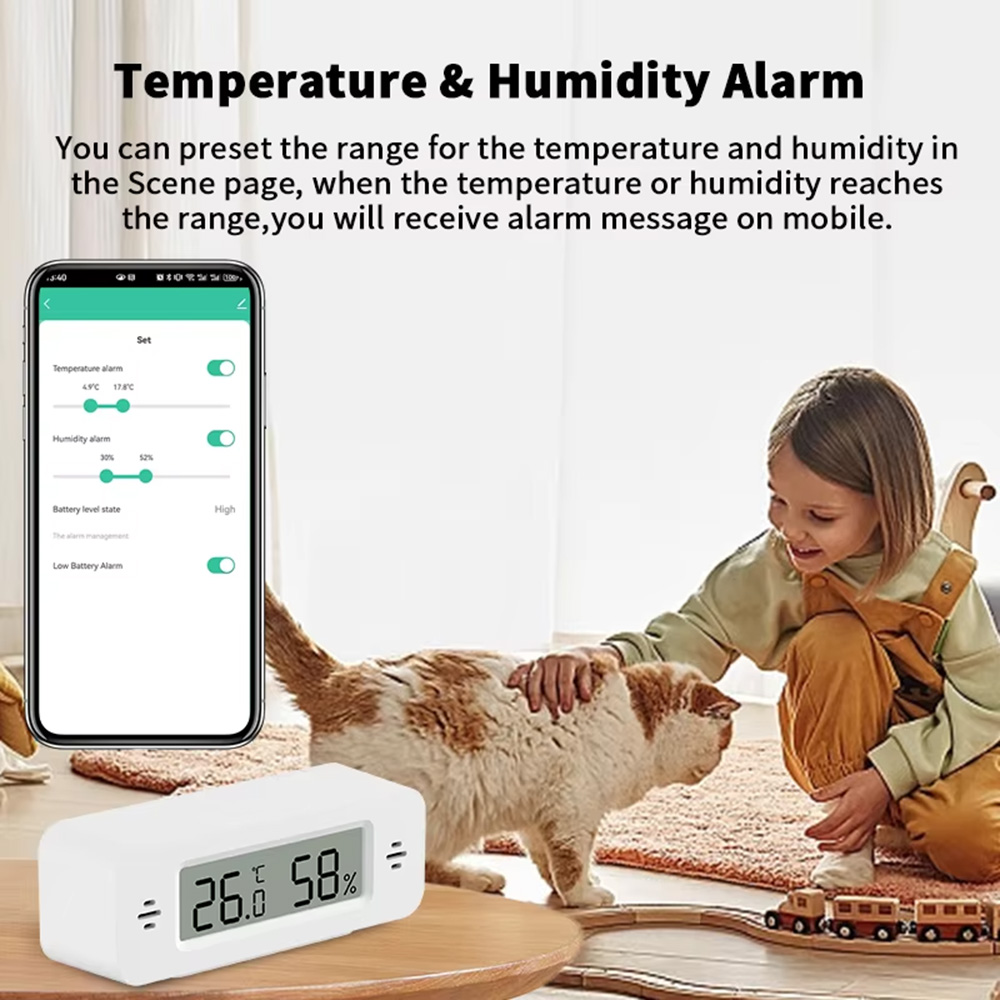 Tuya Zigbee WiFi Mini Temp & H - Digital Hygrometer Probe 评论和价格
